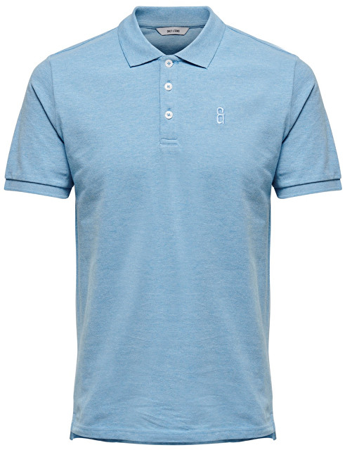 ONLY&SONS Pánské polo triko Sever SS Fitted Polo Tee Imperial Blue L