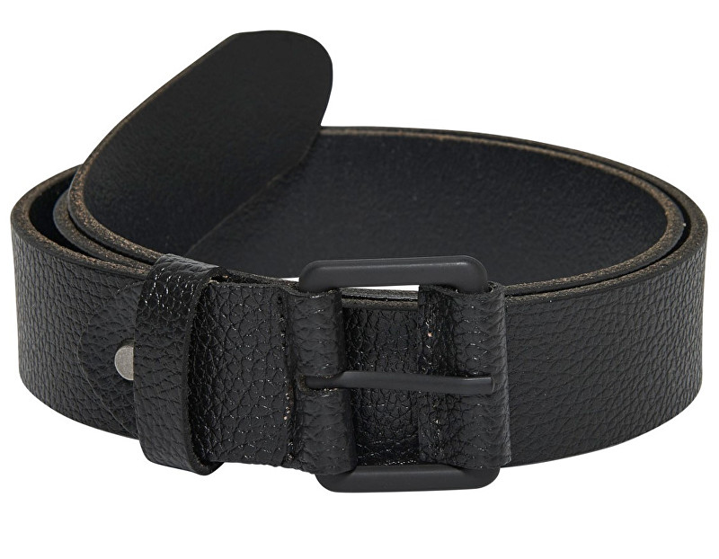 ONLY&SONS Pánský opasek Calvin Leather Belt Black 85 cm