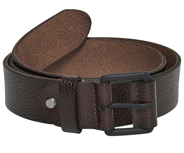 ONLY&SONS Pánský opasek Calvin Leather Belt Brown Stone 85 cm