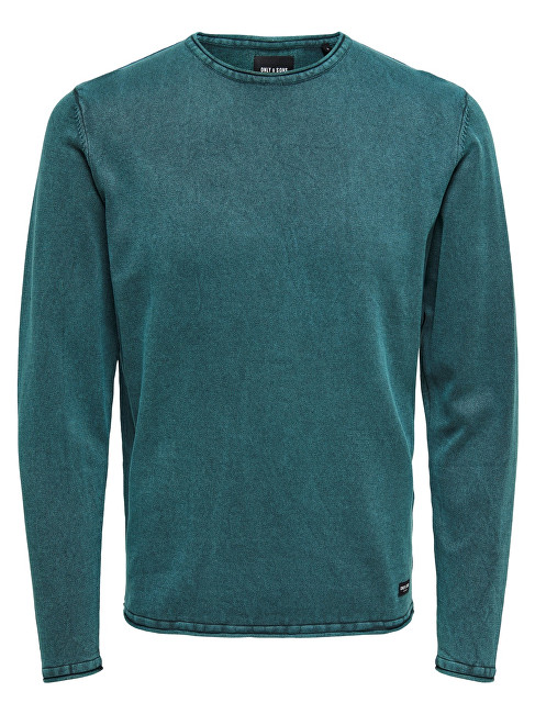 ONLY&SONS Pánská mikina Garson Wash Crew Neck Knit Noos Legion Blue S