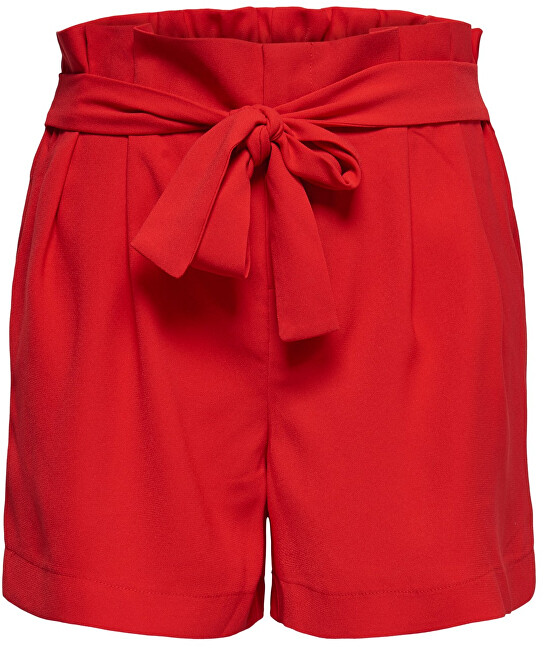 ONLY Dámské kraťasy New Florence Shorts Pnt High Risk Red L