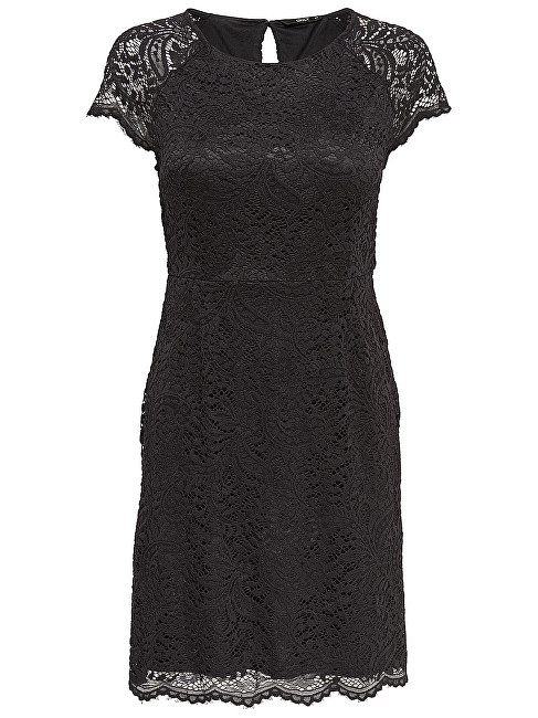 ONLY Dámské šaty Shira Lace Dress Noos Wvn Black 34