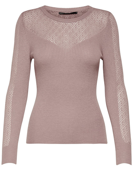 ONLY Dámský svetr New Oda L/S Pullover Knit Deauville Mauve S