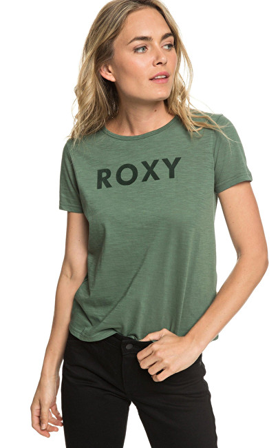 Roxy Dámské triko Red Sunset SS A Duck Green ERJZT04512-GPL0 L