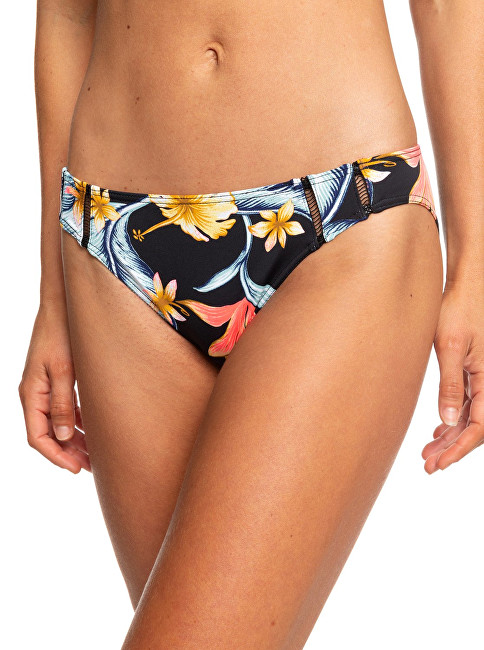 Roxy Plavkové kalhotky Dreaming Day Full Bottom Anthracite Tropical Love S ERJX403708-KVJ6 L