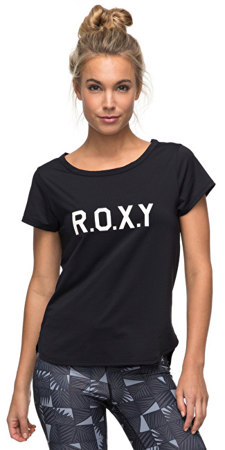 Roxy Dámské sportovní triko Sh W Tee Anthracite ERJKT03297-KVJ0 XS