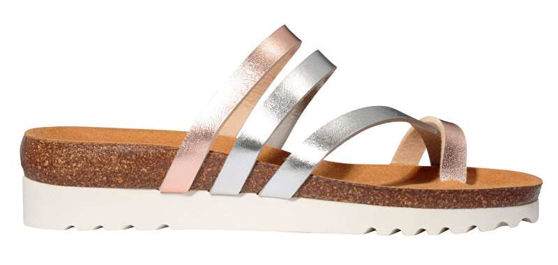 Scholl Flip flops pentru femei Alma Bioprint Rose Gold/Silver F273982226 40