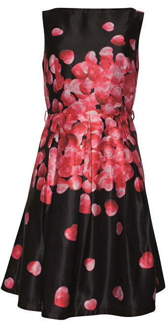 Smashed Lemon Dámské šaty Black/Pink 18614 M