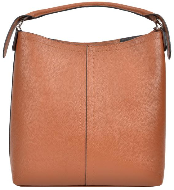 Sofia Cardoni Kožená kabelka AW18SC1419 Cognac Sofia Cardoni