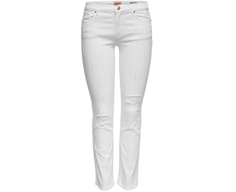 ONLY SLEVA - Dámské džíny Sui Reg Slim White Dnm Jeans &quot;32 White