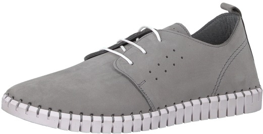 s.Oliver Elegantní pánské polobotky Leather LT Grey 5-5-13639-38-210 43