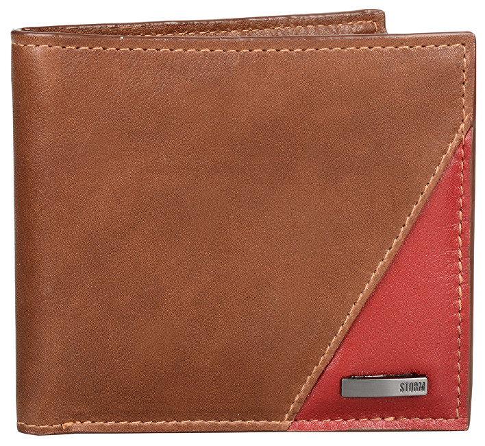 Storm Pánská kožená peněženka Flash Leather Wallet Brown/rust STABY85