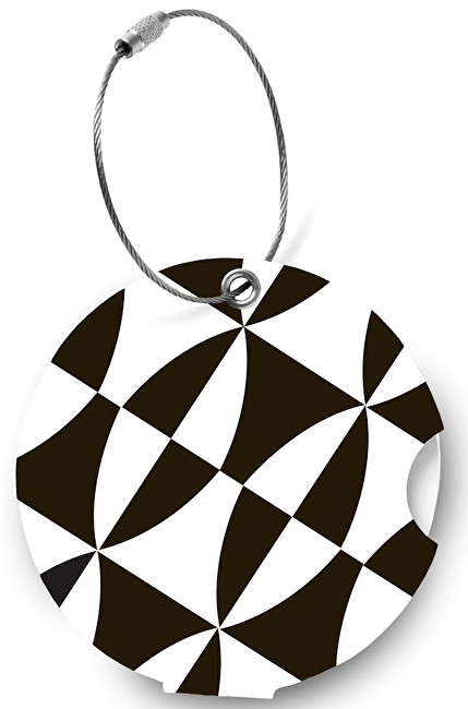 Suitsuit Jmenovka na kufr Addatag P133 Black and White