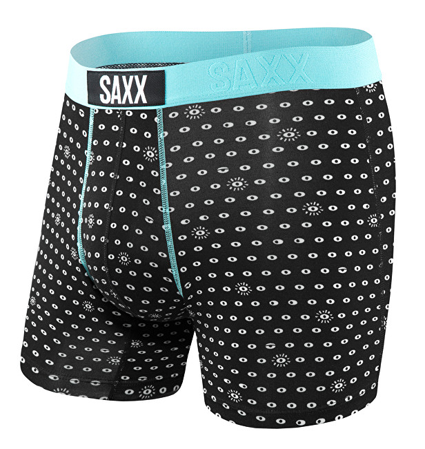SAXX Pánské boxerky Vibe Boxer Modern Fit Black Icu M