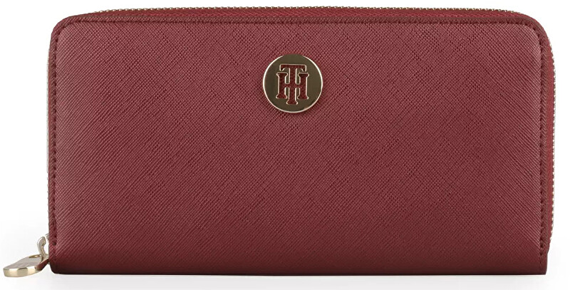 Tommy Hilfiger Dámská peněženka Honey Lrg Za Cabernet Tommy Hilfiger