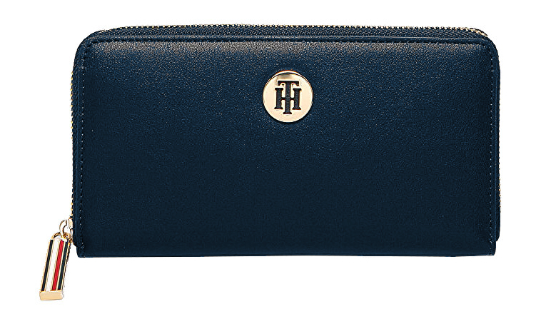 Tommy Hilfiger Dámská peněženka Th Smooth Lrg Za Blue Depth Mix Tommy Hilfiger