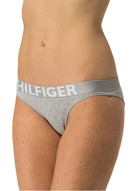 Tommy Hilfiger Dámské kalhotky Cotton Bold Bikini 1387905874-4 Grey Heather S