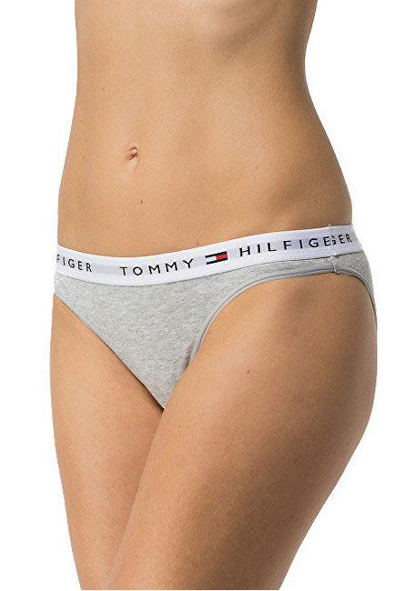 Tommy Hilfiger Dámské kalhotky Cotton Iconic Bikini 1387904875-4 Grey Heather L