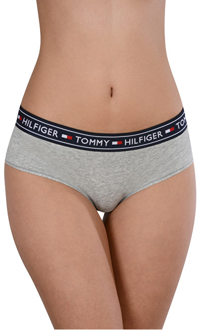 Tommy Hilfiger Dámské kalhotky Shorty Grey Heather UW0UW00724-004 L