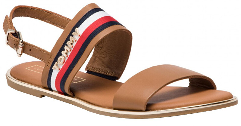 Tommy Hilfiger Dámské sandále Flat Sandal Corporate Ribbon FW0FW04049-929 37
