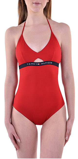 Tommy Hilfiger Jednodílné plavky One-Piece RP Tango Red UW0UW01425-611 S