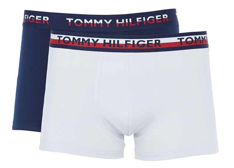 Tommy Hilfiger Pánské boxerky 2P Lr Trunk TH2 UM0UM00949-066 Navy Blazer/Vapor Blue XL