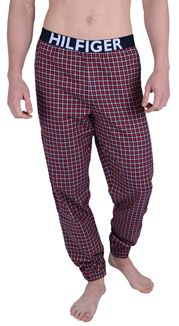 Tommy Hilfiger Pánské kalhoty Bold Woven Pant Navy Blazer UM0UM01047-416 L