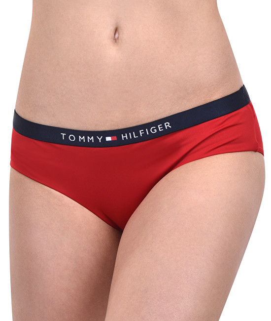 Tommy Hilfiger Plavkové kalhotky Hipster LR Tango Red UW0UW00631-611 XS
