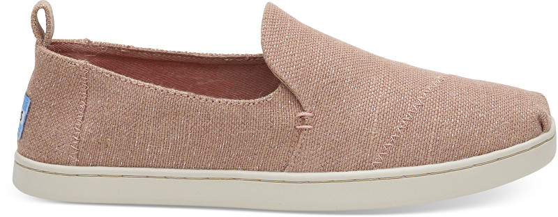 TOMS Dámské Slip-on Bloom Metallic Jute Deconstructed Alpargata 37