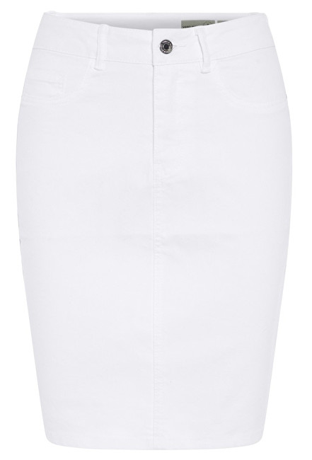 Vero Moda Dámská sukně Hot Nine Hw Dnm Pencil Skirt Mix Noos Bright White XS