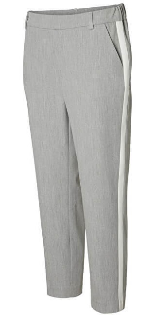 Vero Moda Dámské kalhoty &quot;32 Maya Mr Loose Panel Pant Light Grey Melange W White Panel XS