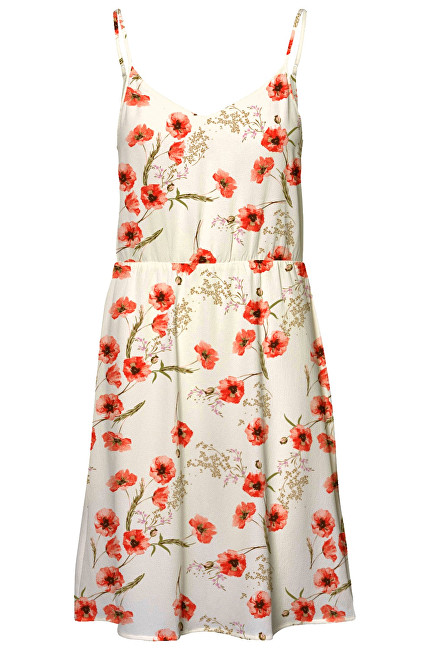 Vero Moda Dámské šaty Saga Singlet Short Dress Snow White XL