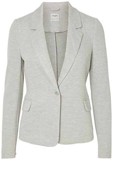 Vero Moda Dámský blejzr Vmjulia LS Blazer DNM Noos 10154123-Light Grey Melange 38