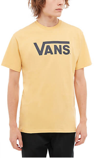 VANS Pánské triko Vans Classic T-Shirt New Wheat/Dress Blues V00GGGRU1 XL