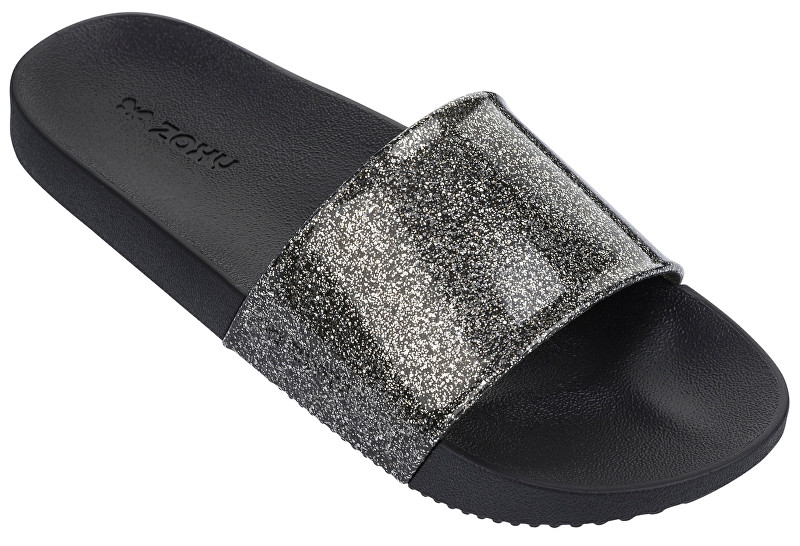 Zaxy Dámské pantofle Snap Slide Glitter Fem 82440-90288 Glitter Black 38