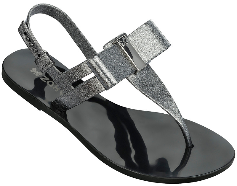 Zaxy Dámské sandály Glaze Sandal Fem 17201-90288 Glitter Black 35-36