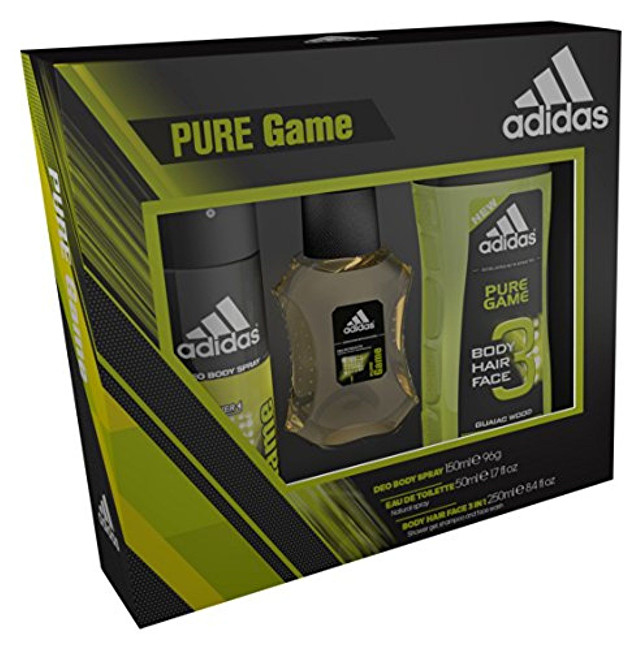 Adidas Pure Game - EDT 100 ml + deodorant ve spreji 150 ml + sprchový gel 250 ml