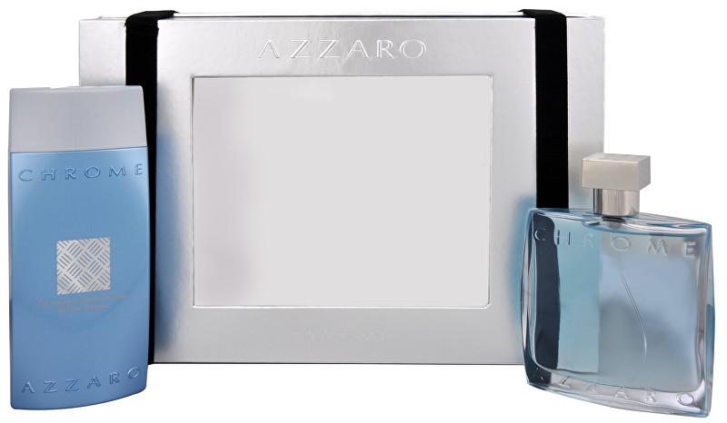 Azzaro Chrome - EDT 100 ml + sprchový gel 200 ml