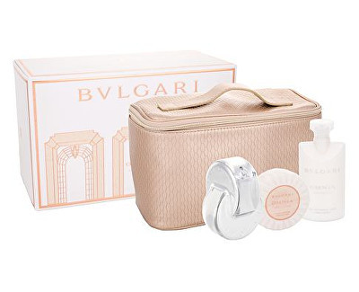 Bvlgari Omnia Crystalline - EDT 65 ml + tělové mléko 75 ml + mýdlo 75 ml + kosmetická taška