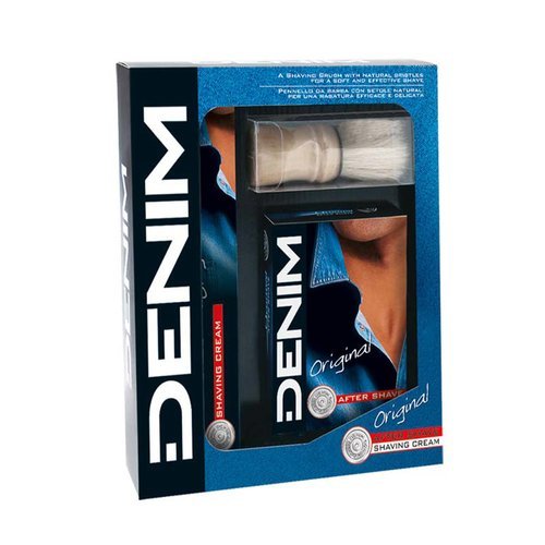 Denim Original voda po holení 100 ml + sprchový gel 250 ml + zastřihovač chloupků dárková sada