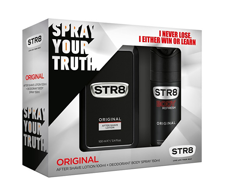 STR8 Original - voda po holení 100 ml + deodorant ve spreji 150 ml