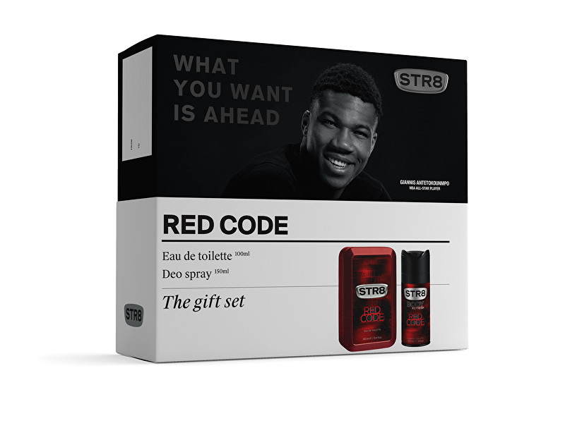 STR8 Red Code - EDT 100 ml + deodorant ve spreji 150 ml