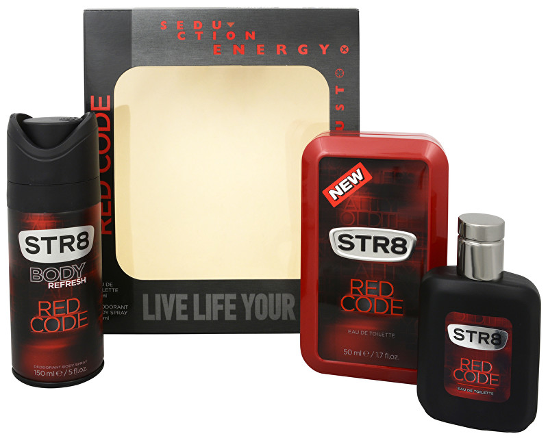STR8 Red Code - EDT 50 + deodorant ve spreji 150 ml