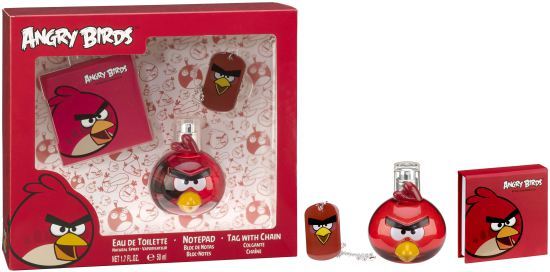EP Line Angry Birds Red Bird - EDT 50 ml + poznámkový bloček + přívěšek