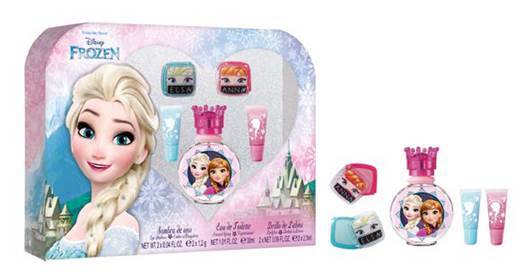 EP Line Disney Frozen - EDT 30 ml + 2x lesk na rty + 2x oční stíny
