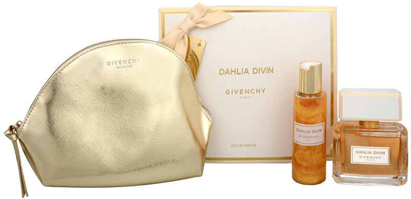 Givenchy Dahlia Divin - EDP 75 ml + tělový gel 100 ml + kosmetická taška