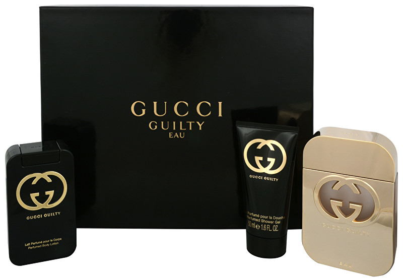 Gucci Guilty Eau - EDT 75 ml + tělové mléko 100 ml + sprchový gel 50 ml