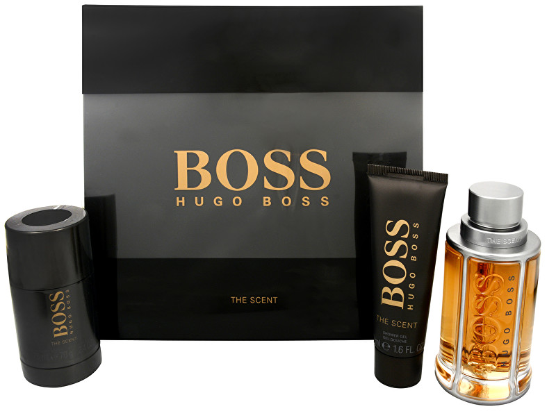 Hugo Boss Boss The Scent - EDT 100 ml + tuhý deodorant 75 ml + sprchový gel 50 ml