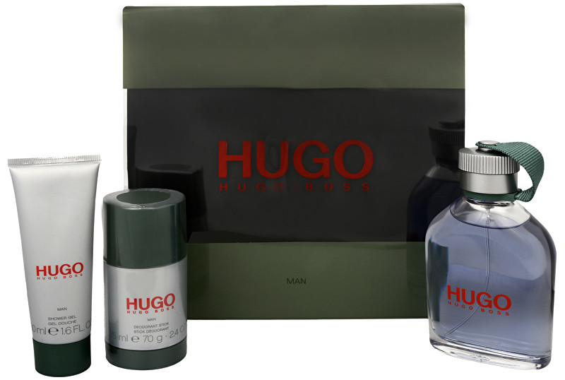 Hugo Boss Hugo - EDT 125 ml + tuhý deodorant 75 ml + sprchový gel 50 ml