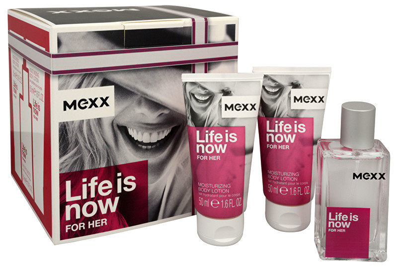 Mexx Life Is Now For Her - EDT 30 ml + tělové mléko 2 x 50 ml